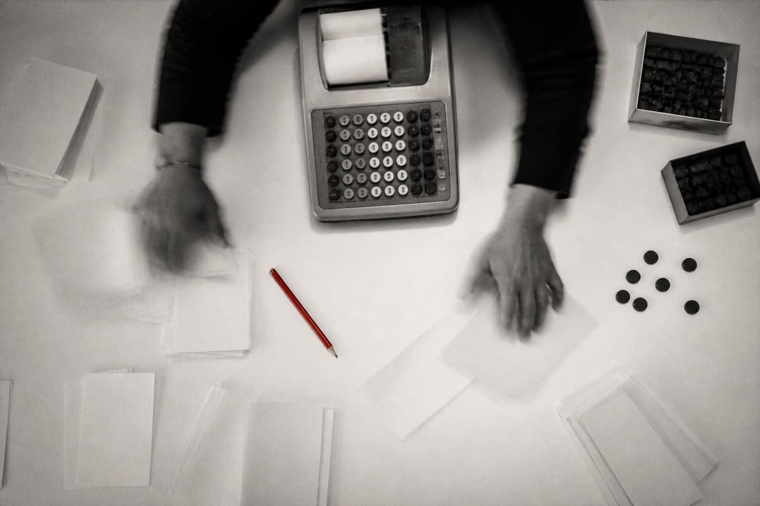 Motion-blurred financial services solution visual